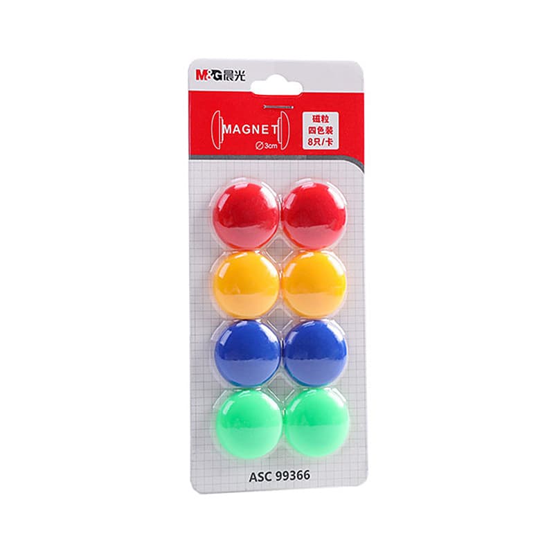 Chenguang Figures colorful circular smile magnet buckle magnetic refrigerator blackboard whiteboard strong iron suction iron stone ASC99399 5