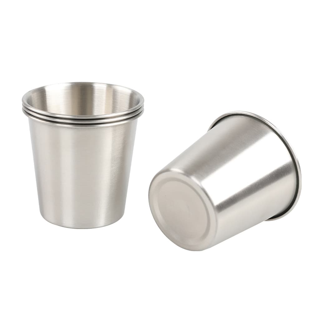 Convenient coffee wineglass stainless steel for traveling, 200 ml, simple and elegant design 2