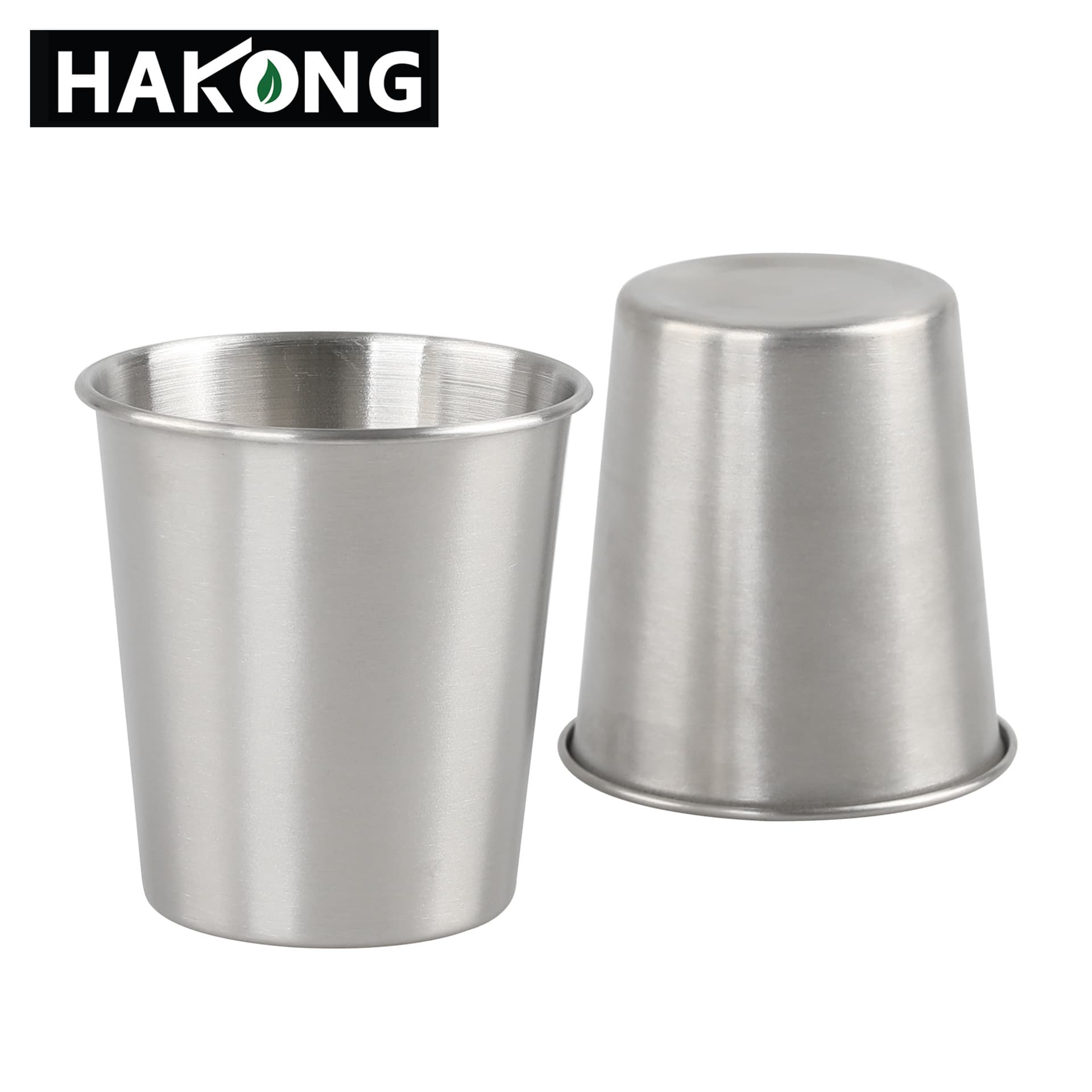 Convenient coffee wineglass stainless steel for traveling, 200 ml, simple and elegant design