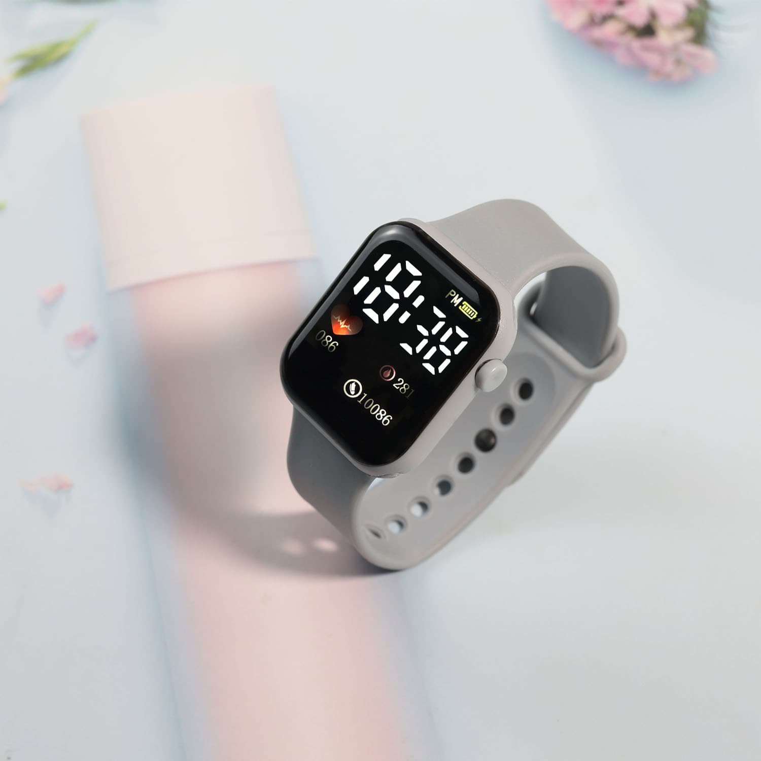 Apple, electronic children's square waterproof watch for leisure, (Physicals) 9