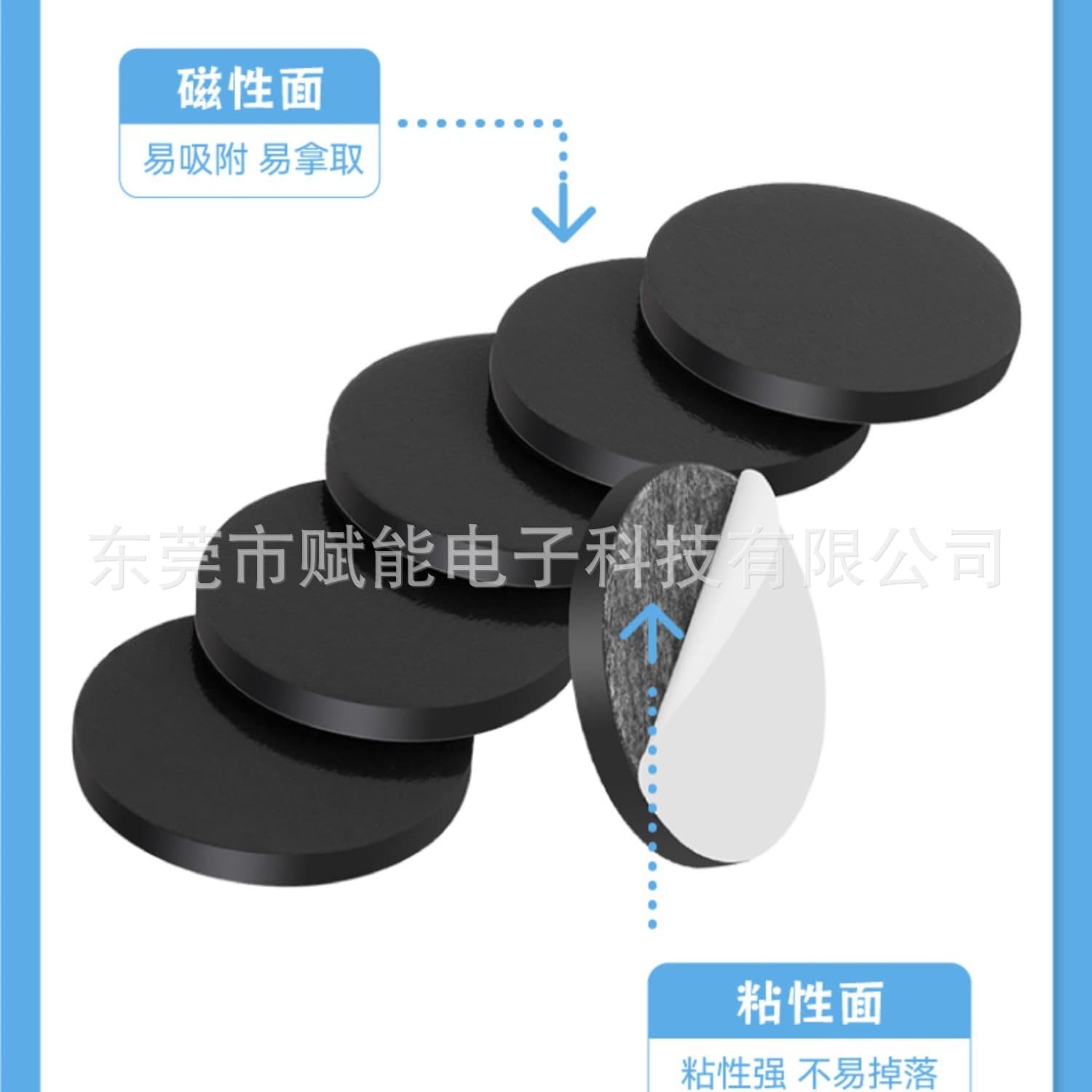 Round magnetic teaching aids for teaching maths, rubber fridge magnet, self-adhesive adhesive board, training 3