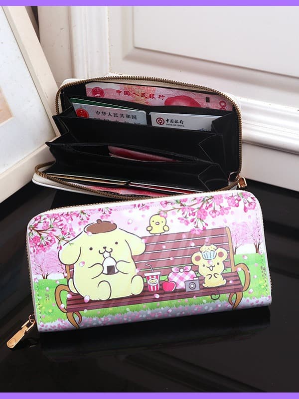 Cartoon cute wallet with zipper, card holder, Japanese and Korean 3