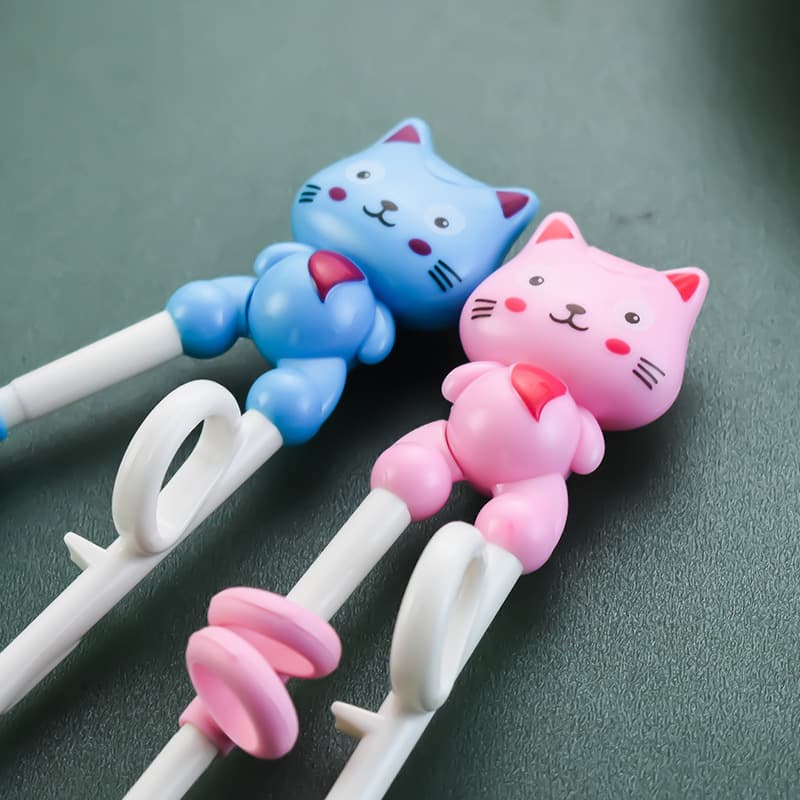 Children's chopsticks for training for new born for food, cute cartoon tableware for mother and baby, practice 2