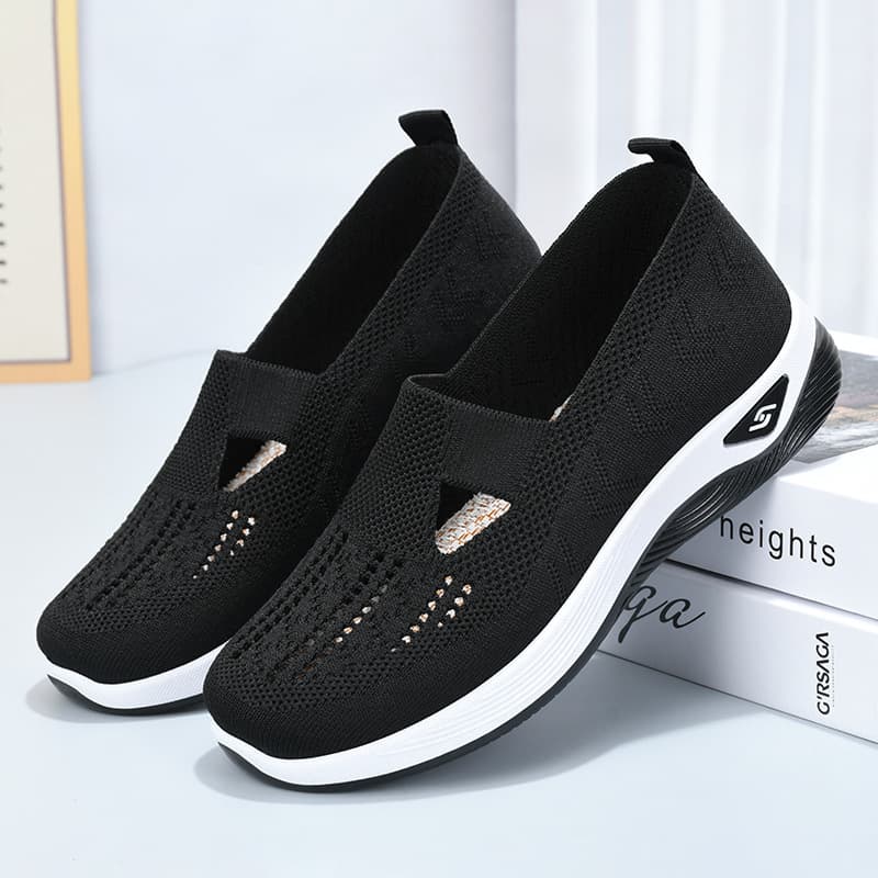 (Cross-border trading), summer casual footwear, women's espadrilles, “mom shoes”, spring 2025 collection, plus size, easy to put on, made with flyknit technology 3