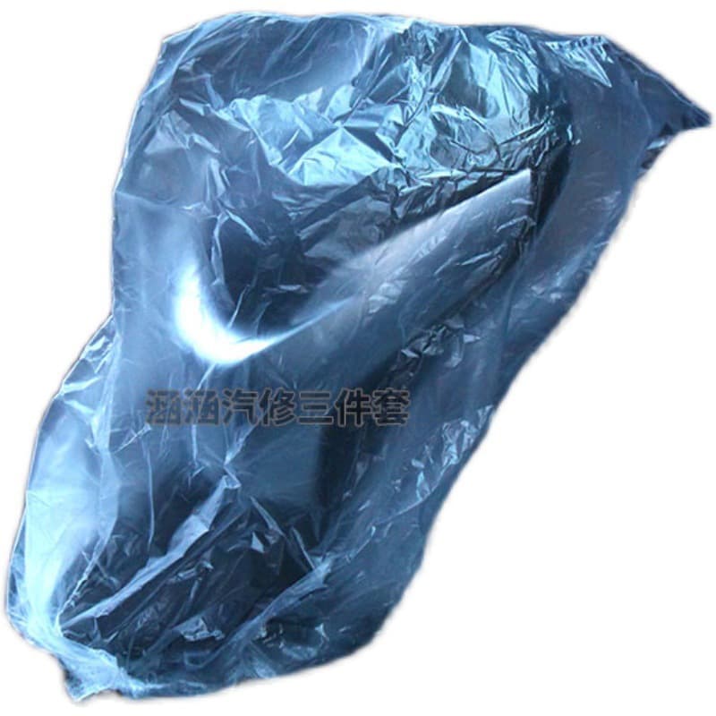 Disposable plastic dustproof chair, pillow, set, increased thickness, 3 piece set 5