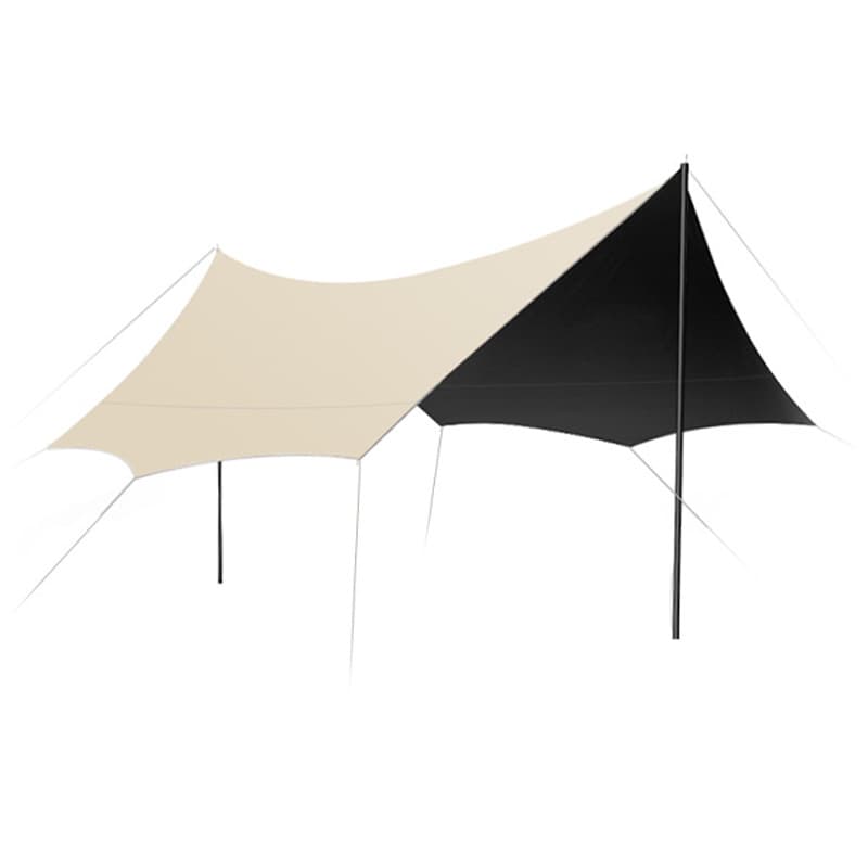 Canopy, travel hexagonal tent for camping, equipment, increased thickness, sun protection 5