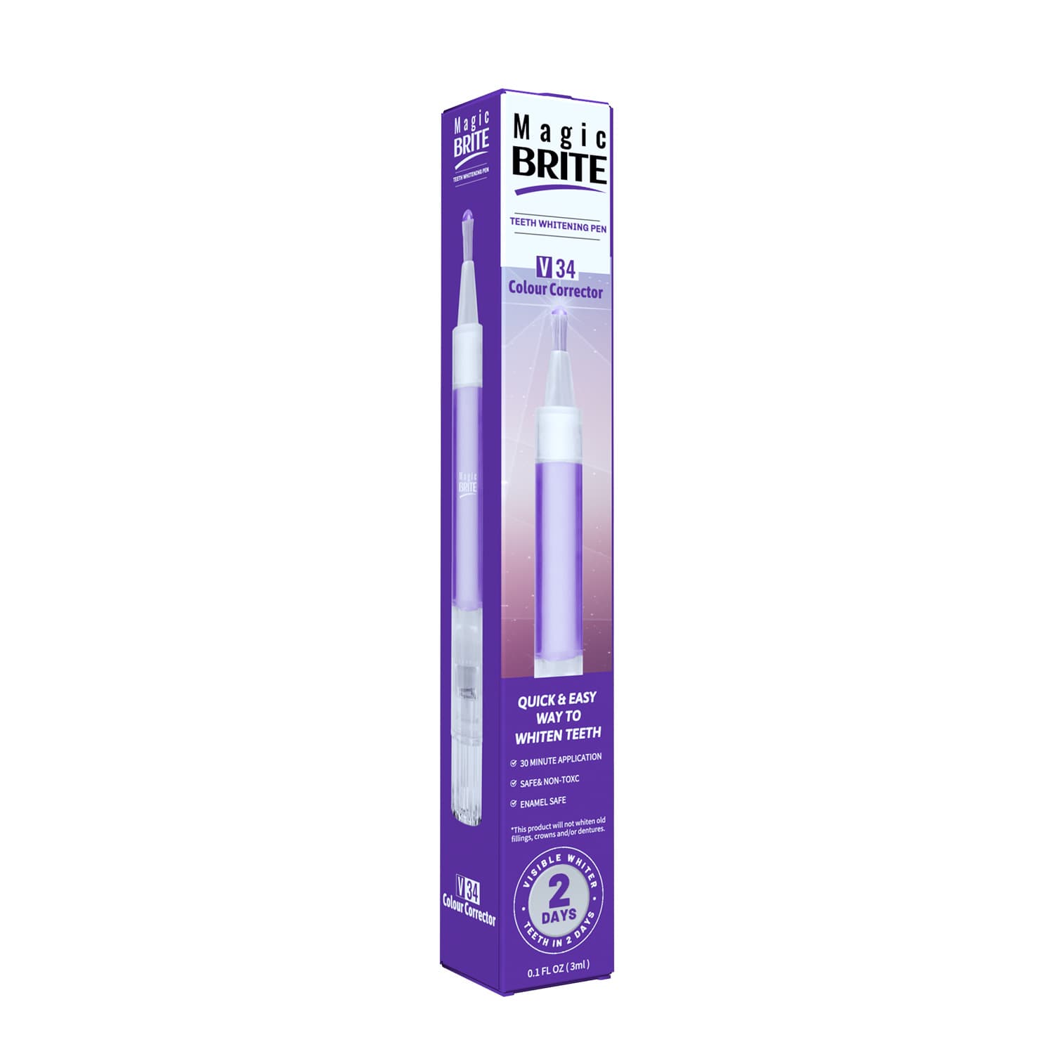Cross -border V34 Purple Polysmal Meeting White Teeth Cleaning tooth Staines and Prevention Settlement Oral Care 5