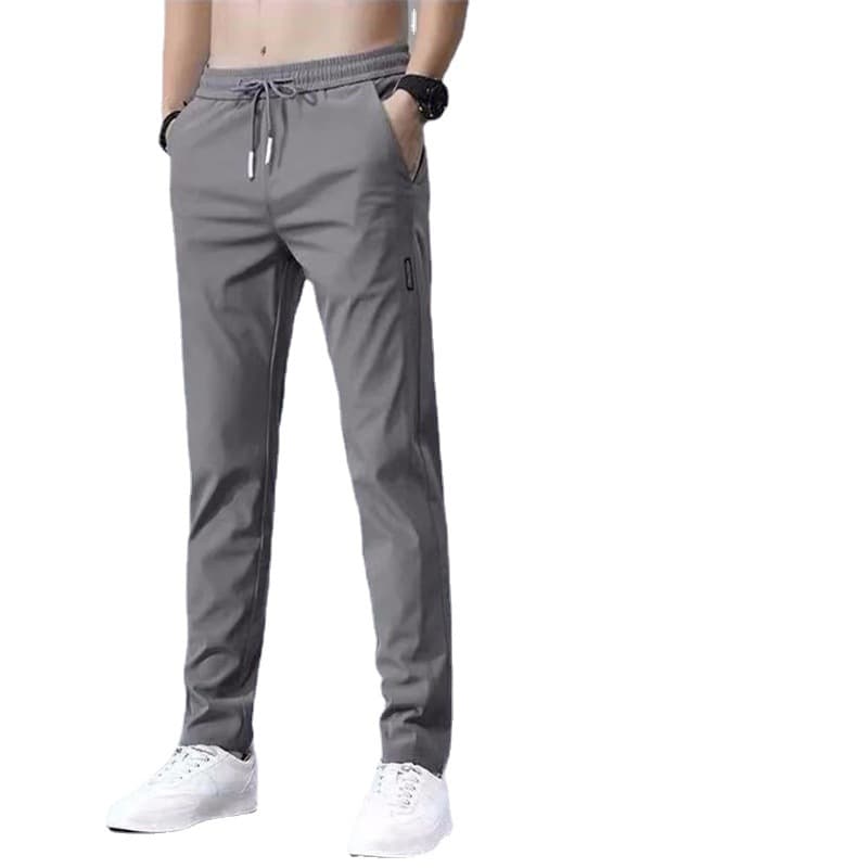 Wear-resistant summer silk thin trousers for work for leisure, workwear 5
