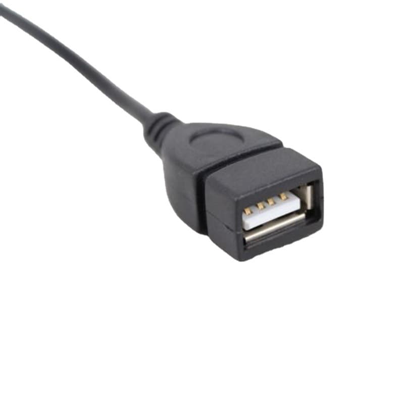 Auto 3.5 rotor USB mother mouth rotation line AUX3.5 car OTG audio cable AUX to USB mother head U disk connection 4