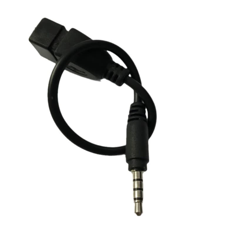 Auto 3.5 rotor USB mother mouth rotation line AUX3.5 car OTG audio cable AUX to USB mother head U disk connection 5