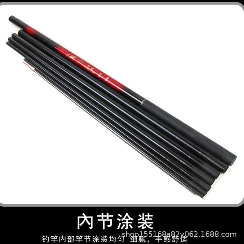 Spot supply of short-section threaded fiberglass flowing hand rod, fishing rod, stream hand rod, telescopic 64 cm stream rod 3