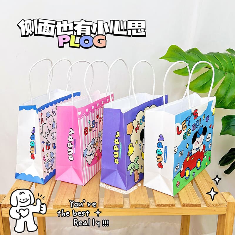 Genuine cartoon cute linen bag, pack, Birthday gift 3