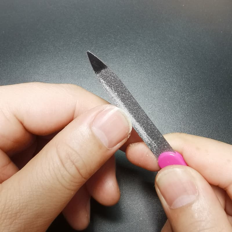 Double-sided file stainless steel for nails, cosmetic set for skin care for manicure, accessories, direct factory sales 3