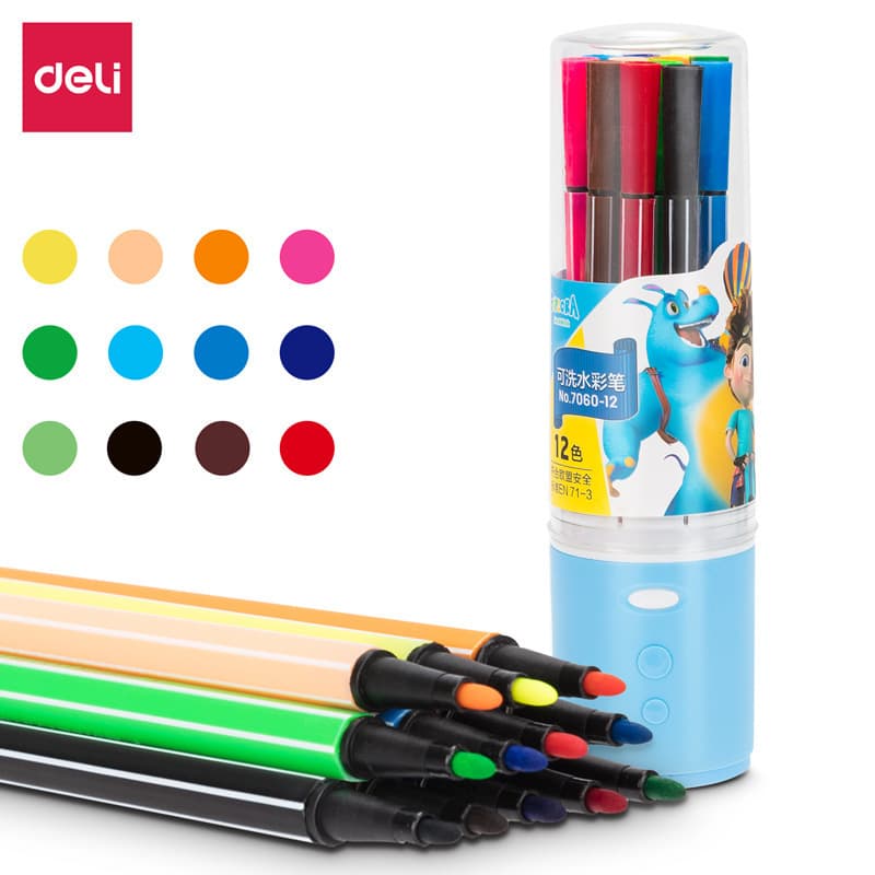 Watercolour, children's crayons, washable, 12 colors, 24 colors, 36 colors 6
