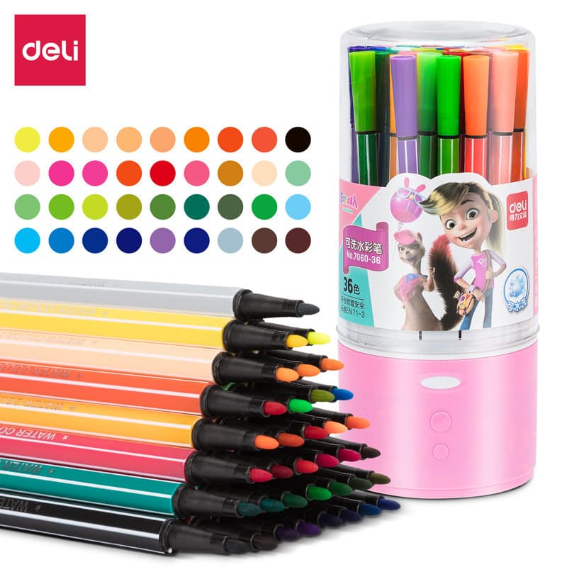 Watercolour, children's crayons, washable, 12 colors, 24 colors, 36 colors 8