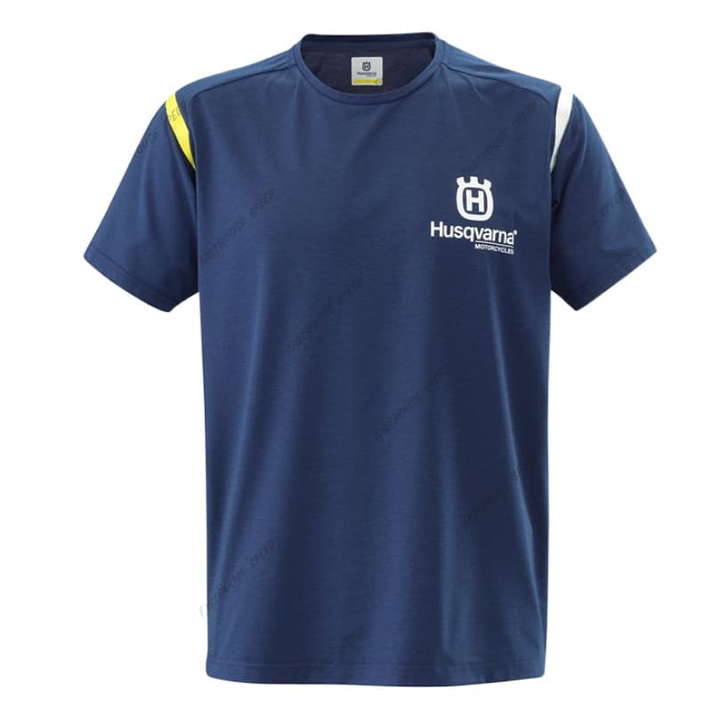Husqvarna's new off -road T -shirt Huswana short -sleeved cycling clothes surrender motorcycle clothes locomotive 2