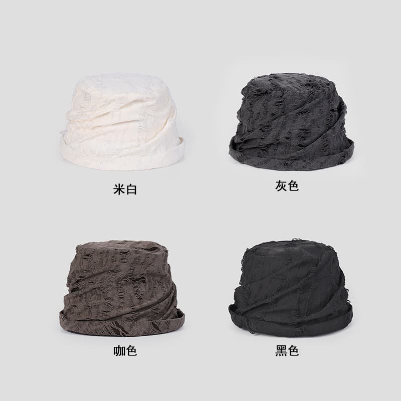 Light and thin bucket, breathable comfortable retro hat 2