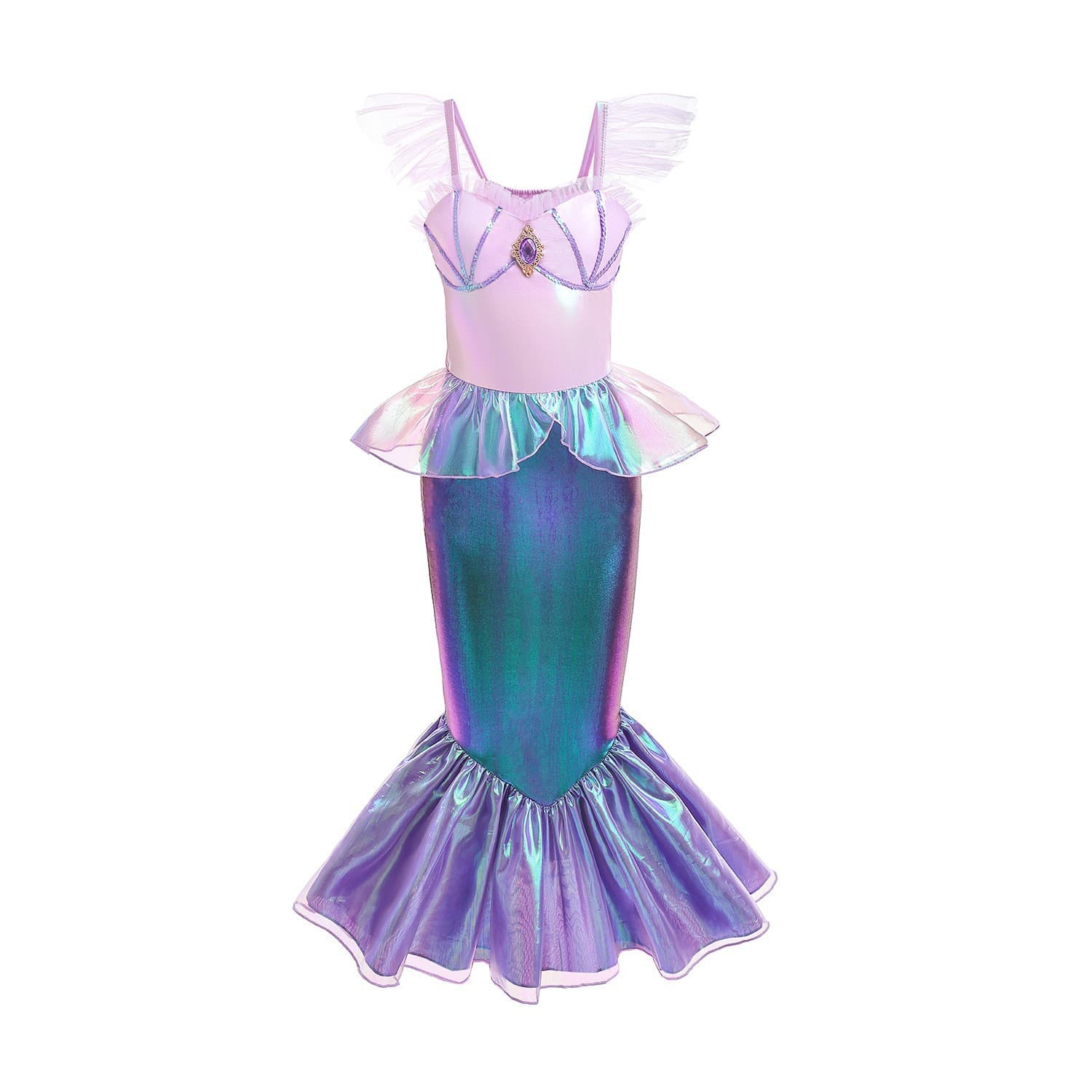 Children's brand small princess costume, dress with sleeves 5