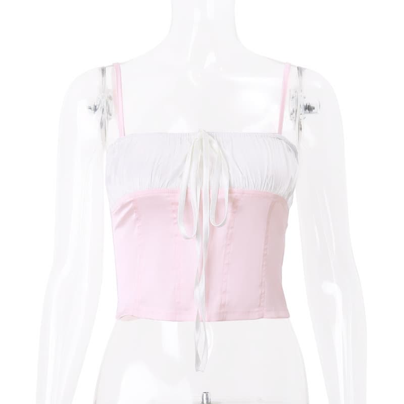Sexy Crop Top with Straps 5