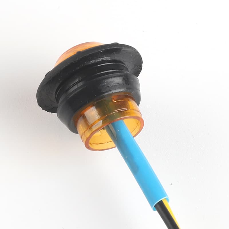 3SMD LED Truck Side Indicator Light - 5 Color Round Signal Lamp 4