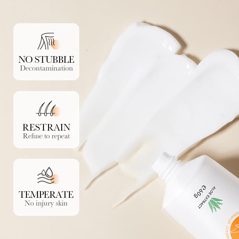 (Cross-border trading), (Wholesale), soft aloe vera gel, hair removal cream for skin care 3