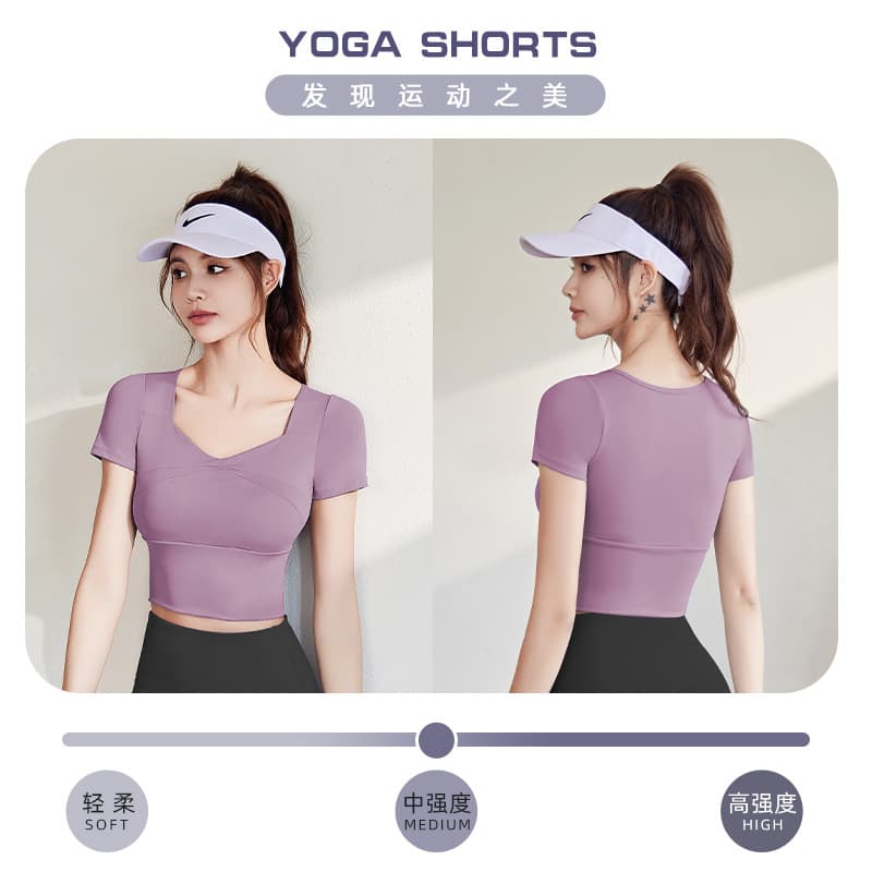 (Cross-border trading), yoga clothing, elastic sports set for training for gym, tight, for running 4