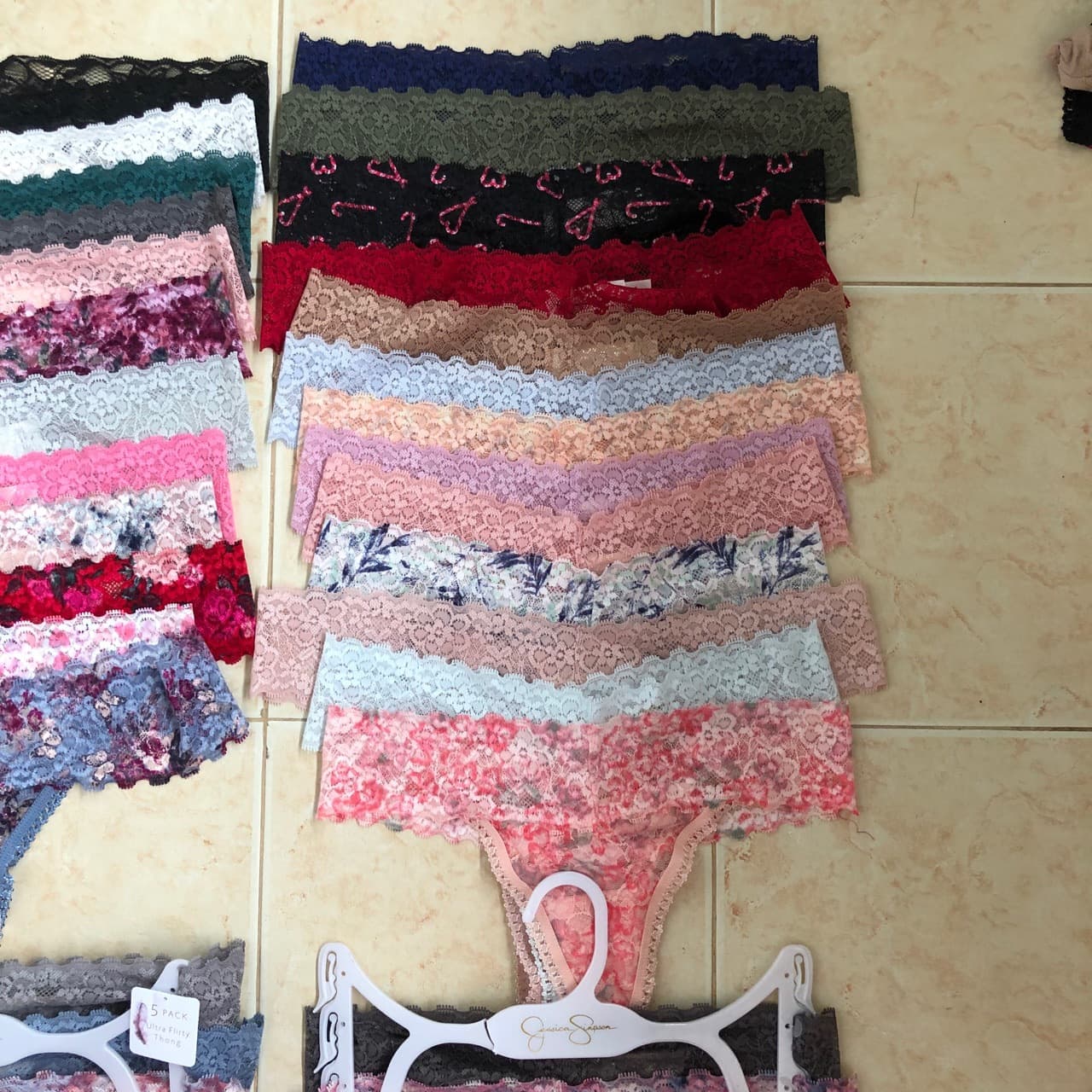Foreign trade sexy European and American lace pants women's underwear T-trousers cross-border T-Back Thong Panty Lady 2