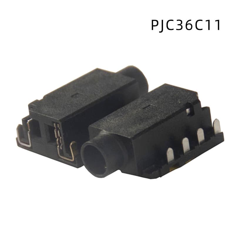Manufacturer supplies laptop headphone socket 3.5 audio four-level sinking plate laptop audio socket 5
