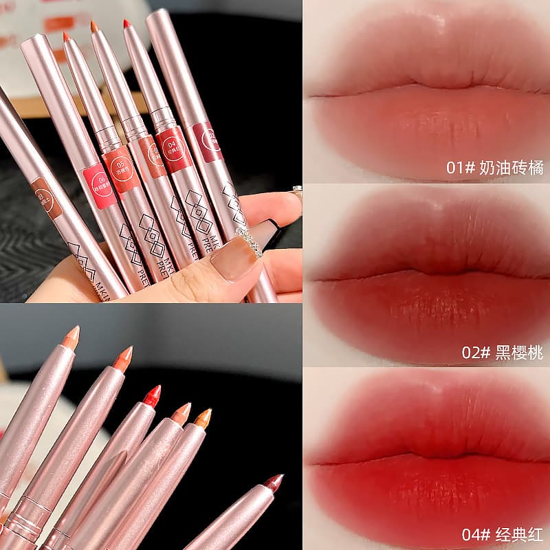 (Wholesale), lip pencil, waterproof lipstick, matte makeup primer, long-term effect, internet celebrity 3