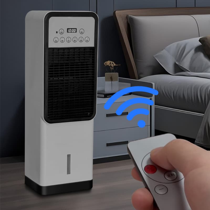 Air conditioning fan Cold and warm two -use home -cold fan -air -conditioning light sound water -cooled cooling electric fan mini AC 2
