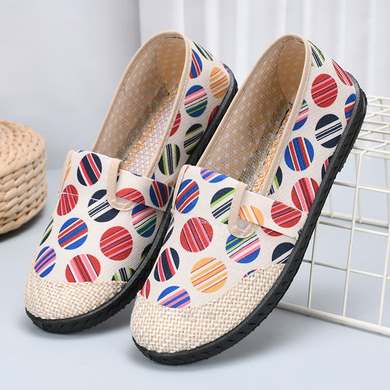Women's slip-ons, non-slip cloth shoes, for middle age, comfortable for older women, soft sole 2