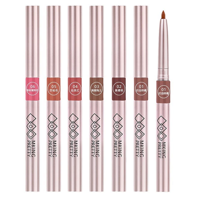 Waterproof precise lip pencil, face blush, lipstick, contouring, long-term effect 4
