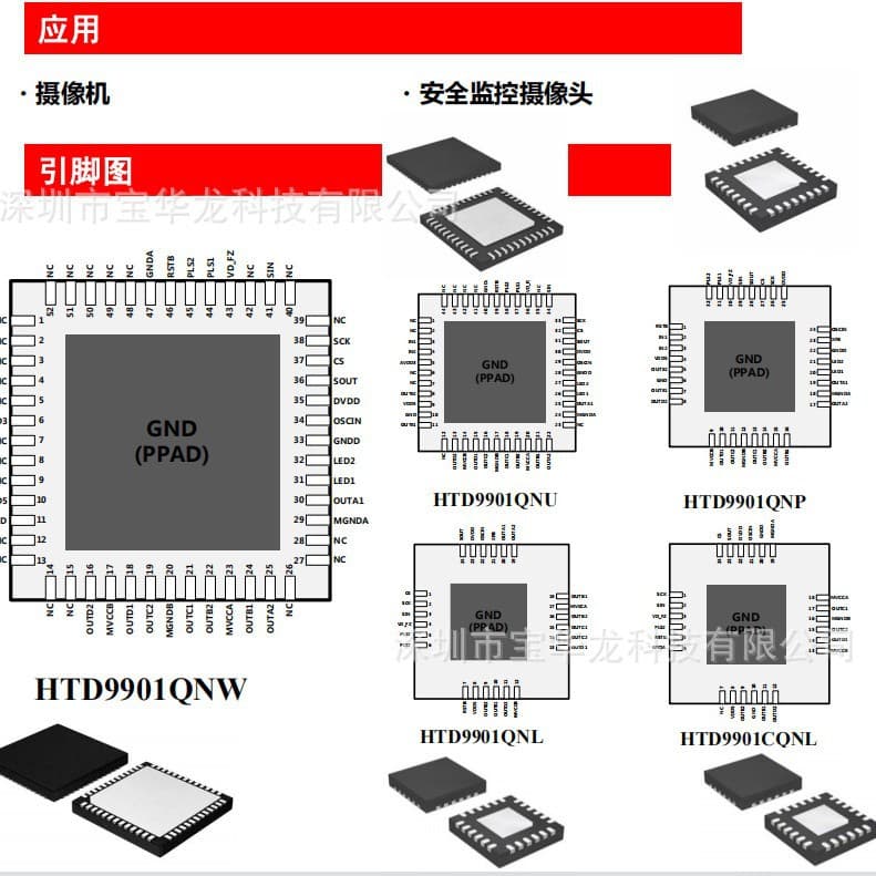 Agent HTD9901 Built-in IR-Cut Driver for Cameras and Security Surveillance 2