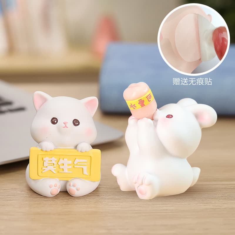 Mo is angry to unzip pig office decoration ornaments animal unzip cartoon school season teacher birthday gift female 3