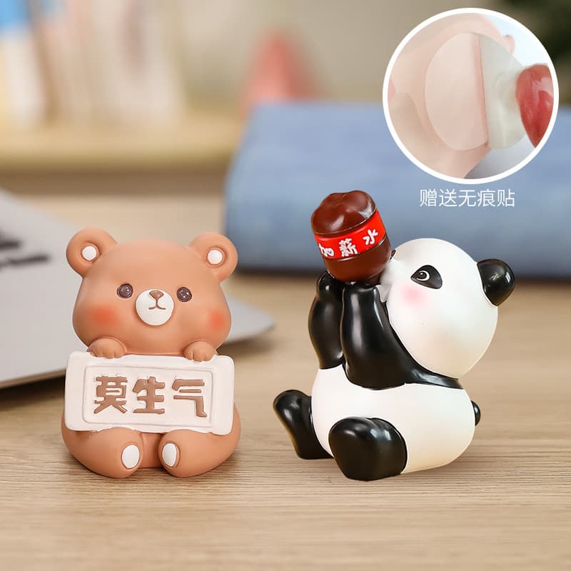 Mo is angry to unzip pig office decoration ornaments animal unzip cartoon school season teacher birthday gift female 4