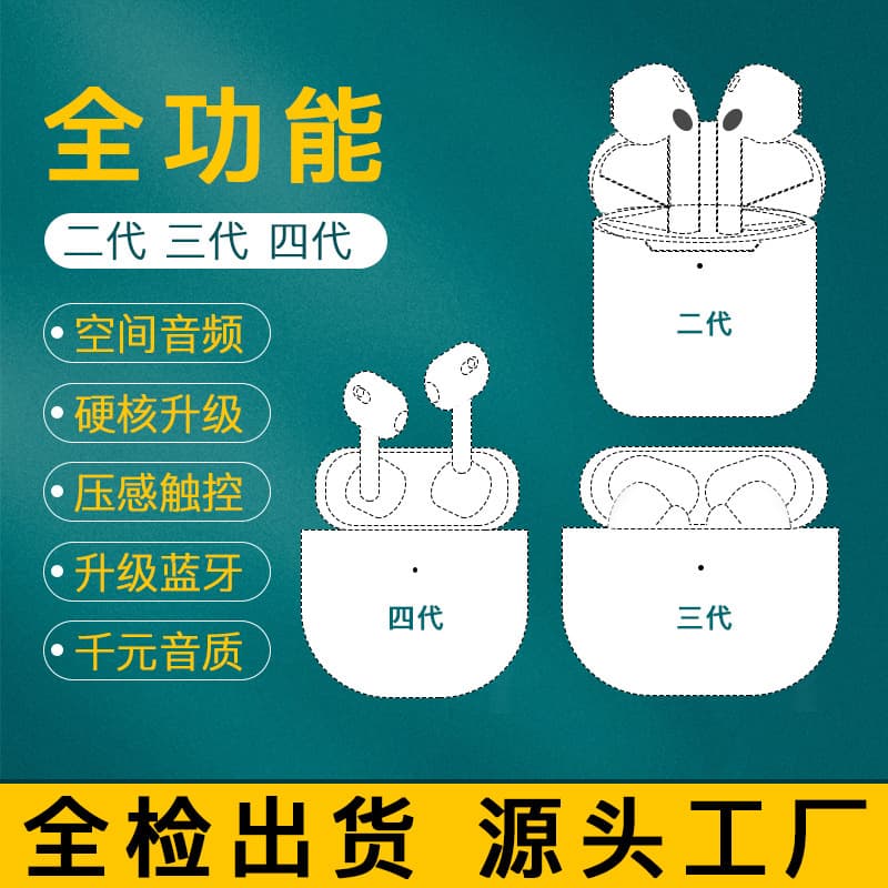 Wireless Bluetooth Earbuds with ANC Noise Cancellation