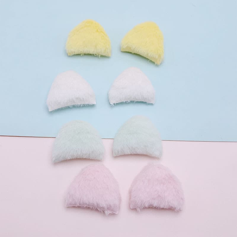Double-sided cute plush children's headband, hair accessory, doll, decorative accessory, 4cm, DIY 3