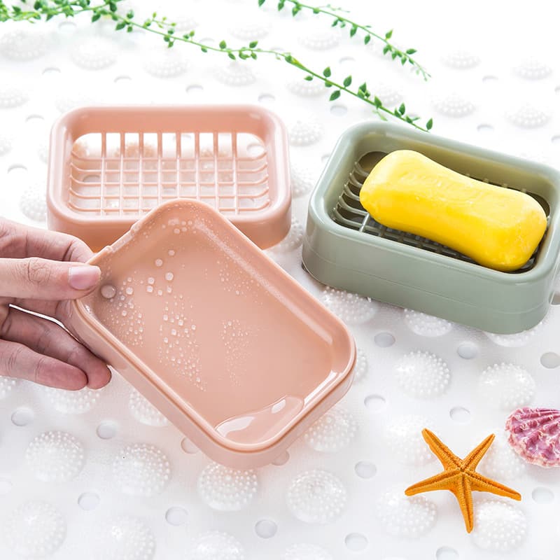 Soap holder, double-layer drying rack, non-slip storage system 4