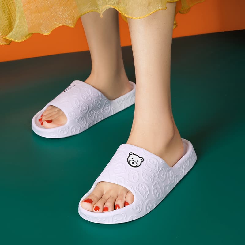Ultra-soft non-slip women's slippers, home summer men's slippers for bathroom, antibacterial treatment 4
