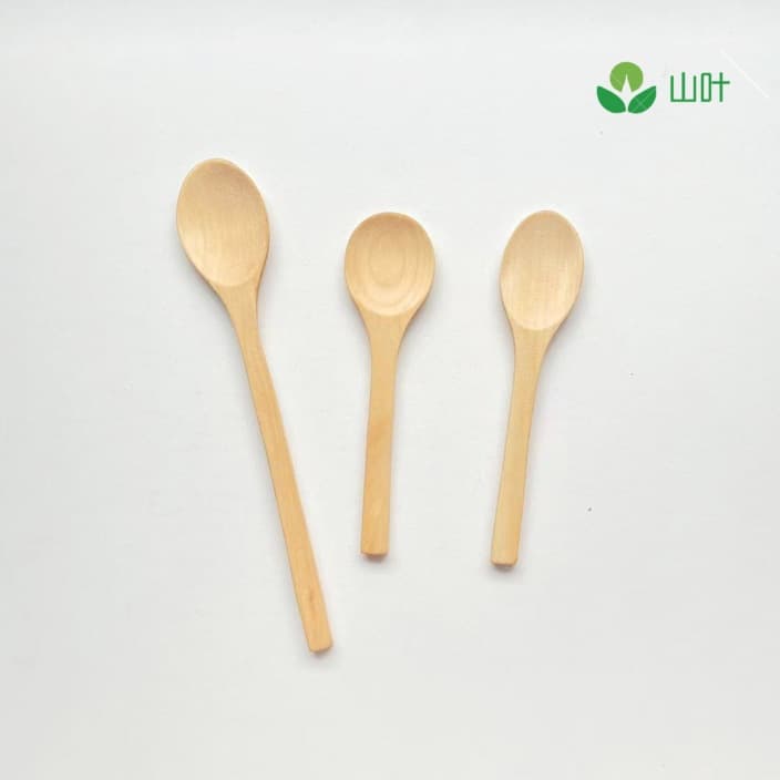 Spoon, wooden coffee tableware for home use, with your logo imprint 3