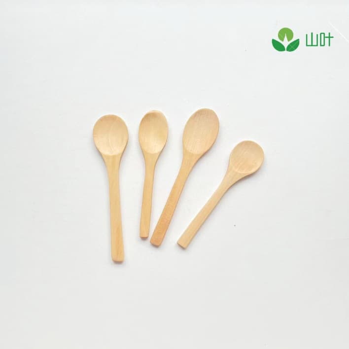 Spoon, wooden coffee tableware for home use, with your logo imprint 4