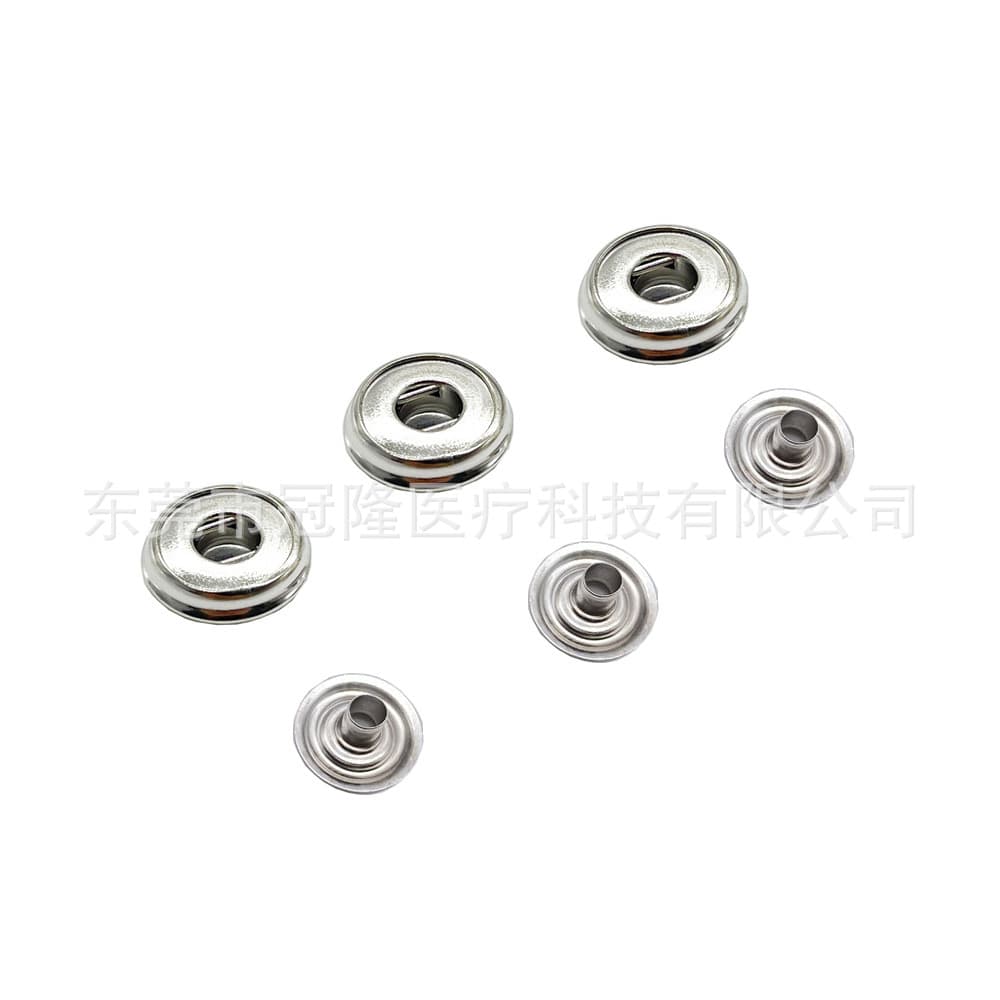 5.0 Combined Electrode Buckle Female ECG/EKG/EMG Smart Wearable Device Conductive Metal Snap 2