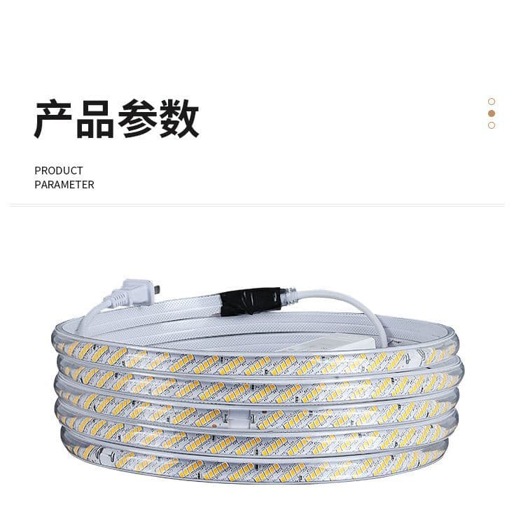 LED light strip for living room, ceiling travel super bright self-adhesive lamp, 220v, three colors 5