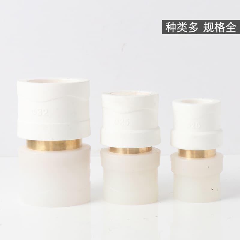 PPR transition PE conversion connector PB transformation PERT transformation and other diameter connections PPR water pipe copper accessories 202532 4