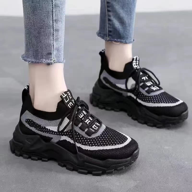 (Cross-border trading), (Wholesale), summer women's trend breathable sneakers, for teenagers, made with flyknit technology 4