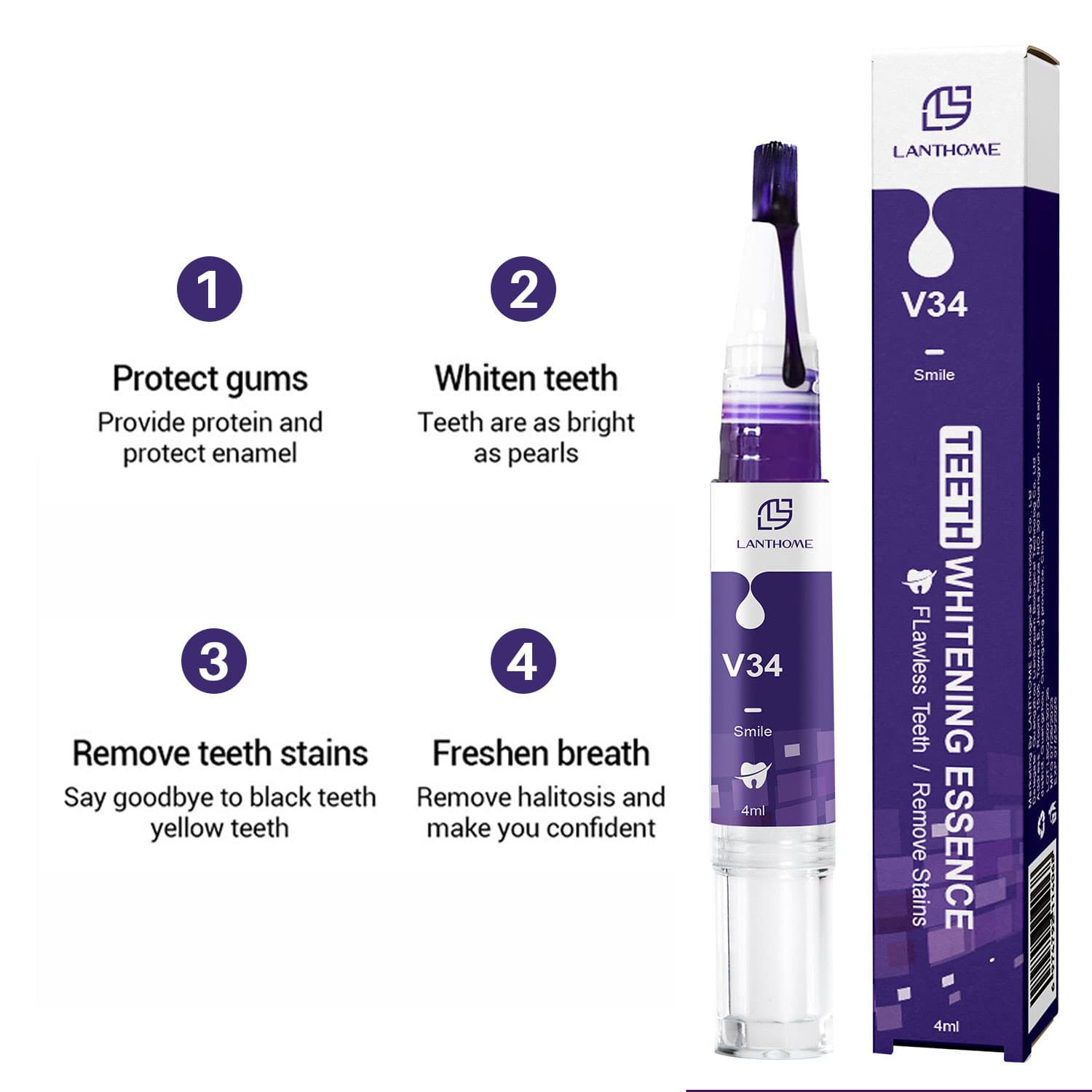 (Cross-border trading), toothbrush, purple gel, (Physicals) 3