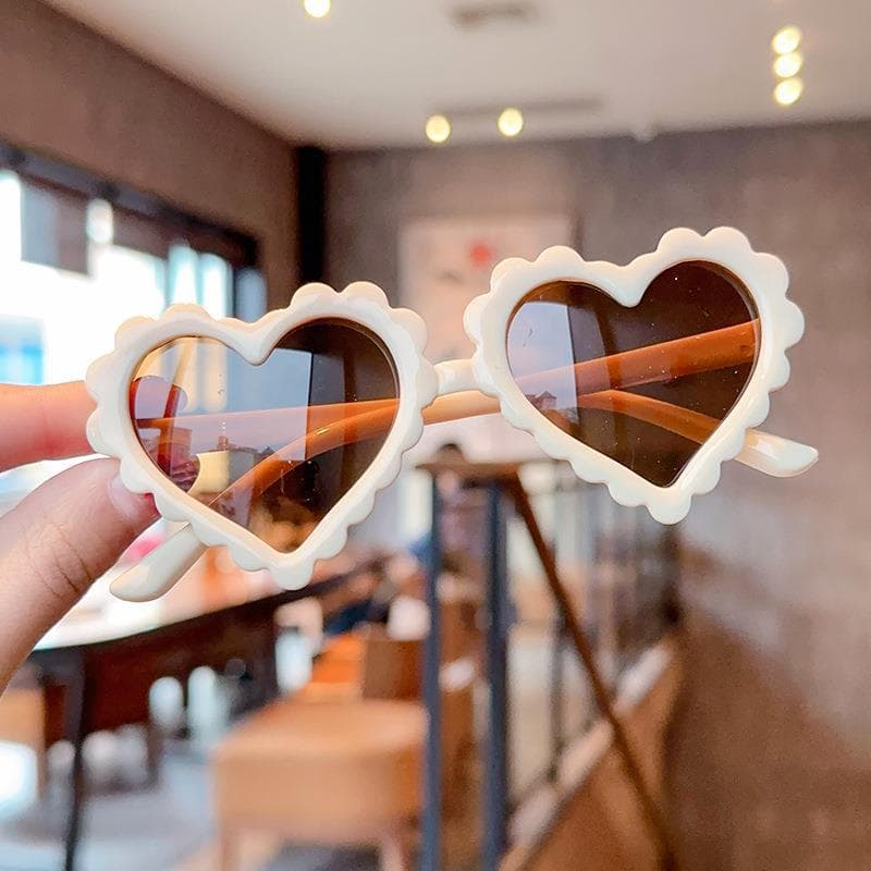 Children's glasses, cute sunglasses for men and women girl's heart-shaped, UV protection 3