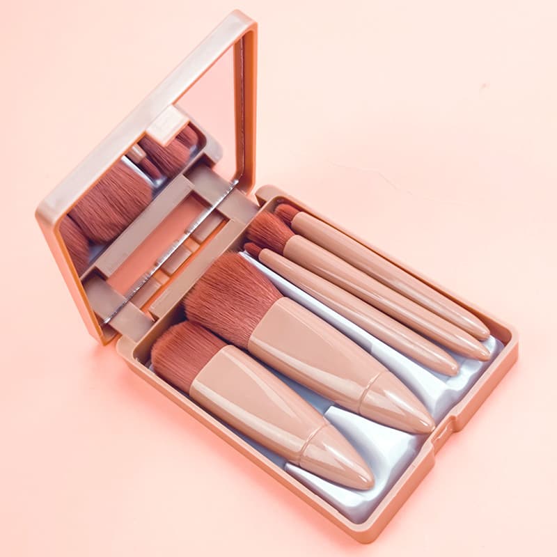 Brush for traveling, small set, mirror, storage box, cosmetic банка для хранения 2