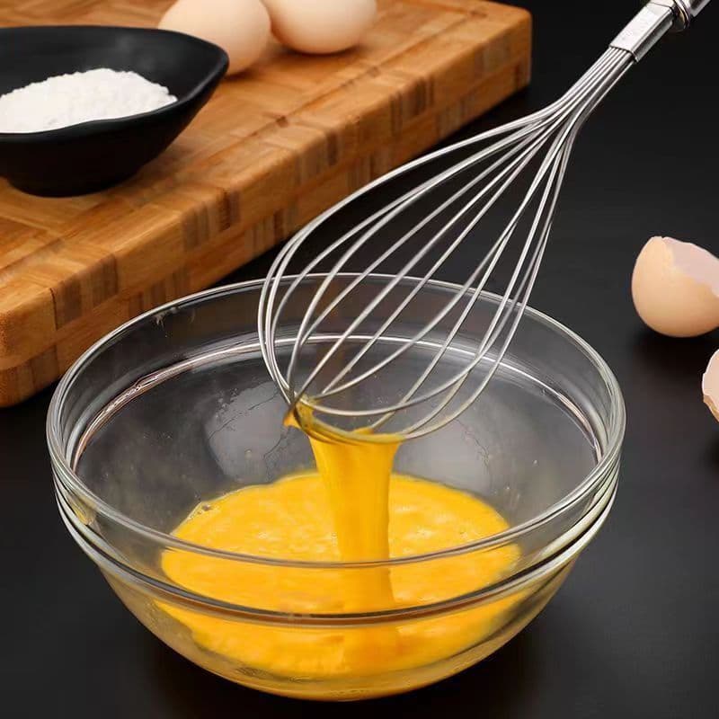 Stainless steel manual egg beam to send cream artifact baking home kitchen beating egg mixer egg white separation 3