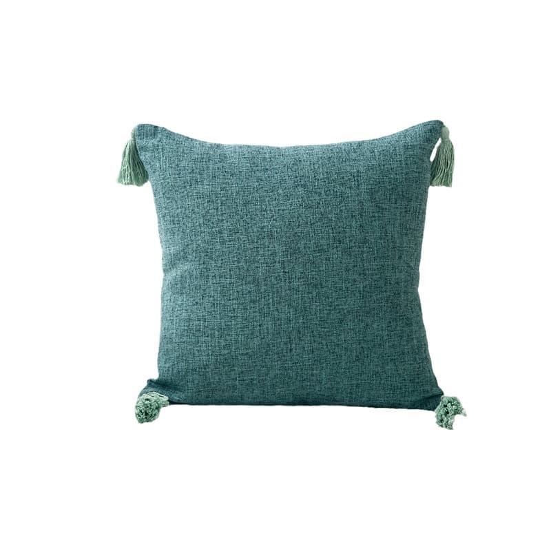 (Wholesale), sofa, solid color square breathable pillow, cotton and linen 5